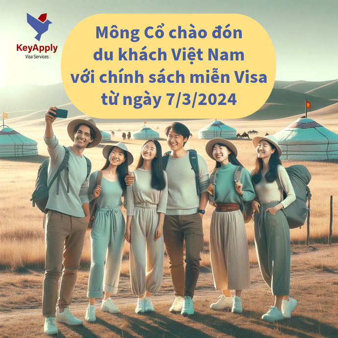Mông Cổ chào đón  du khách Việt Nam  với chính sách miễn Visa  từ ngày 7/3/2024