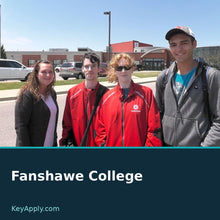Load image into Gallery viewer, Fanshawe College — poster dùng ảnh thật, KeyApply.com