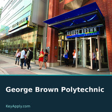 Load image into Gallery viewer, George Brown Polytechnic — poster dùng ảnh thật, KeyApply.com