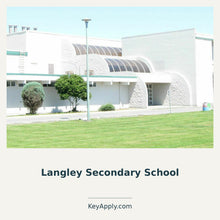 Load image into Gallery viewer, Langley Secondary School – KeyApply.com. Real photograph from existing merchant product gallery; cropped and composed.