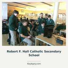 Load image into Gallery viewer, Robert F. Hall Catholic Secondary School – KeyApply.com. Real photograph from existing merchant product gallery; cropped and composed.