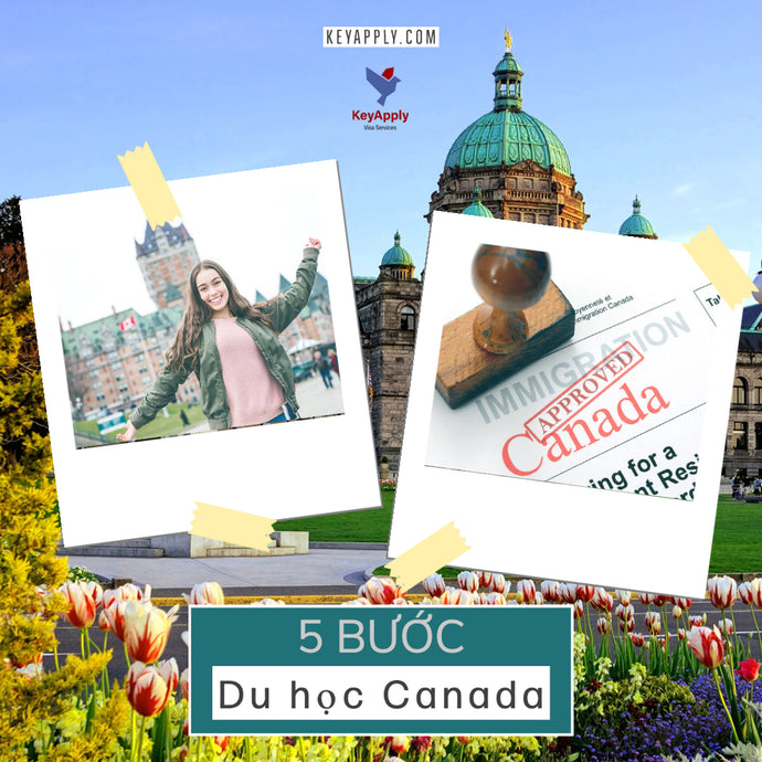 5 bước để du học Canada