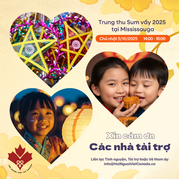 Sự kiện Trung thu sum vầy 2025 ngày 5/10 tại Mississauga