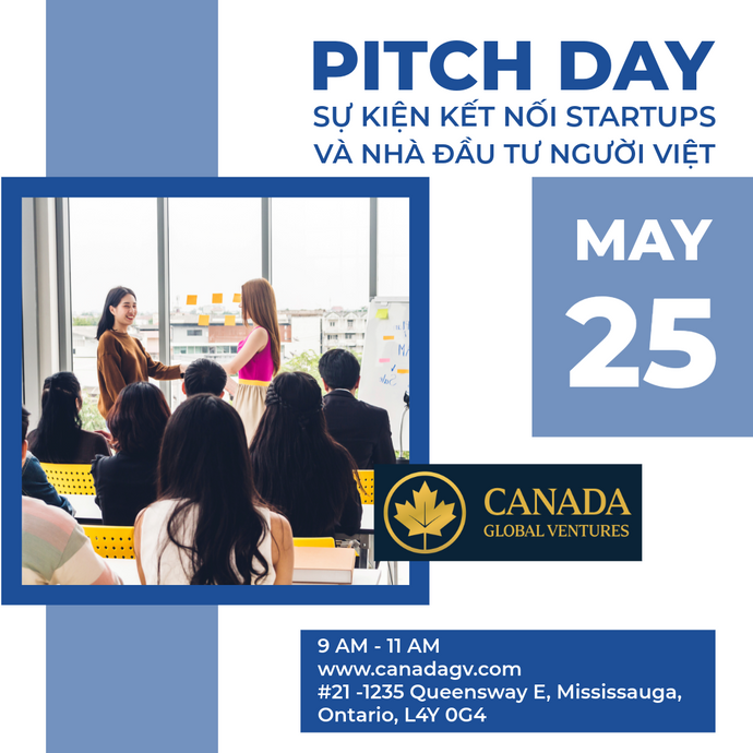 Mời các Startup Việt Nam tại Canada tham dự CGV Pitch Day - Cơ hội gọi vốn và kết nối đầu tư