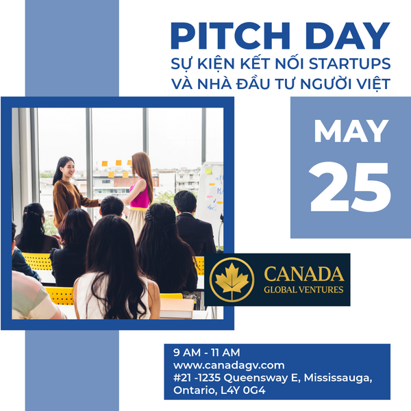 Mời các Startup Việt Nam tại Canada tham dự CGV Pitch Day - Cơ hội gọi vốn và kết nối đầu tư