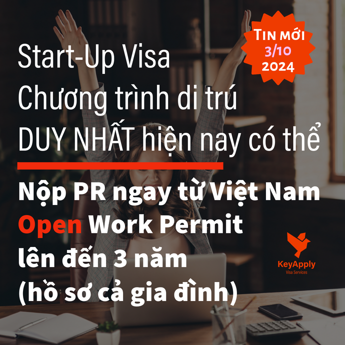 Thông báo đặc biệt từ Bộ Di trú Canada về chương trình Start-Up Visa