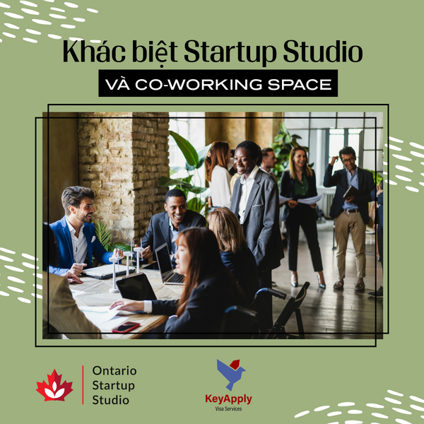 Phân Biệt Co-Working Space và Startup Studio Hỗ Trợ Doanh Nghiệp Start-Up Visa tại Canada