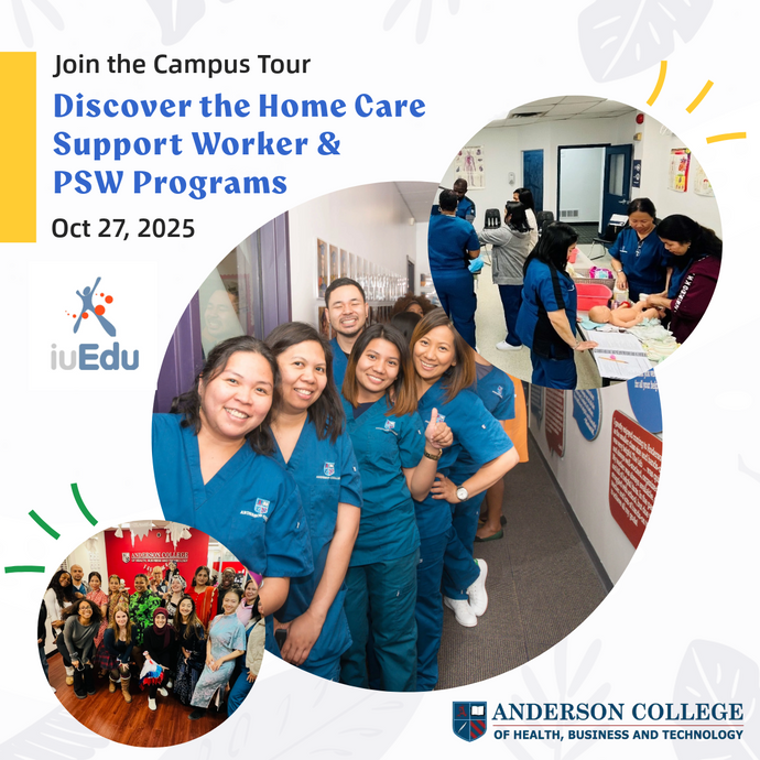 🎓 Mời tham gia chuyến tham quan Anderson College - Khám phá ngành học Home Care Support Worker & PSW