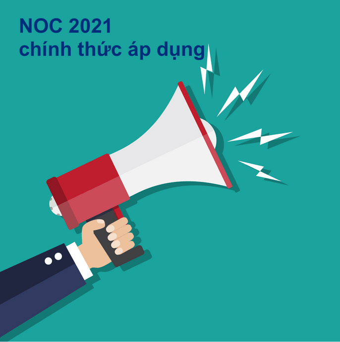 Bảng đối chiếu NOC 2021 và 2016