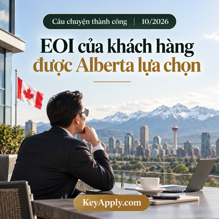 Câu chuyện thành công 10/2026 – EOI được Alberta lựa chọn