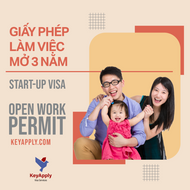 Giấy phép Lao động/ Làm việc Mở 3 năm (Open Work Permit) cho đương đơn Start-Up Visa – Mã A77