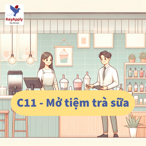 C11 - Mở tiệm trà sữa và work permit doanh nhân
