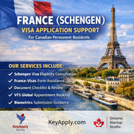 PHÁP (SCHENGEN) - Visa du lịch nộp tại Canada