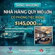 AINP - (Business) Cơ hội sang nhượng nhà hàng quy mô lớn - Phù hợp chương trình doanh nhân Alberta