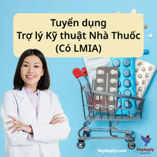 Load image into Gallery viewer, Tuyển dụng Trợ lý Kỹ thuật Nhà Thuốc, Pharmacy Technical Assistant, Toronto, Canada (Có LMIA)
