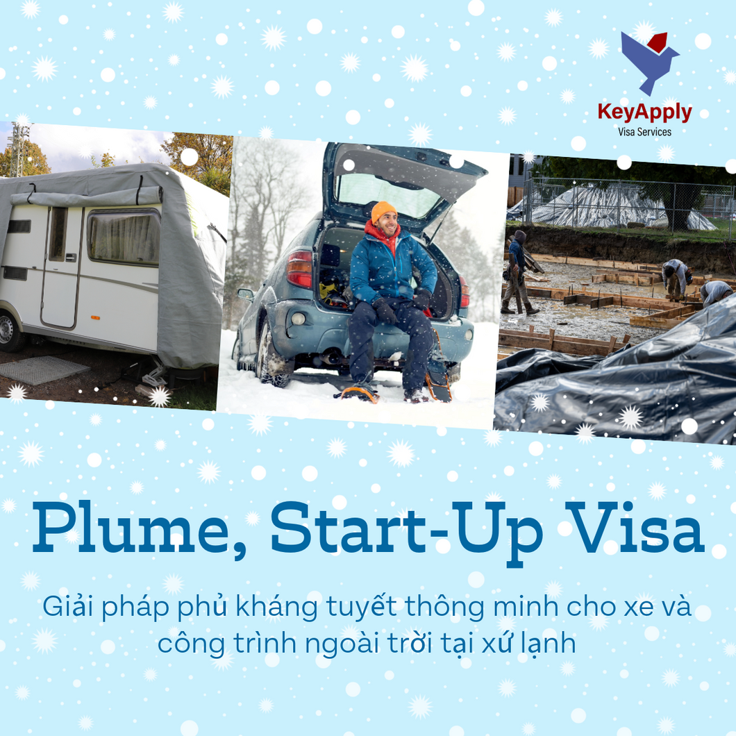 Plume, Dự án Start-Up Visa định cư Canada, Giải pháp phủ kháng tuyết thông minh cho xe cộ và công trình ngoài trời tại xứ lạnh