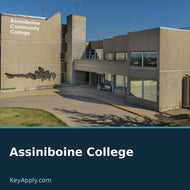 Assiniboine College — poster dùng ảnh thật, KeyApply.com