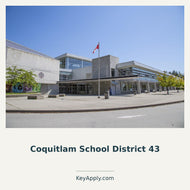 Coquitlam School District 43 – KeyApply.com. Real photograph. Source: https://caps-i.ca/wp-content/uploads/images/content/Heritage%20Woods-ext.1.jpg; cropped and composed.