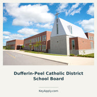 Dufferin-Peel Catholic District School Board – KeyApply.com. Real photograph. Source: https://caps-i.ca/wp-content/uploads/images/content/Picture-of-St.-Michael-Catholic-Secondary-School.jpg; cropped and composed.