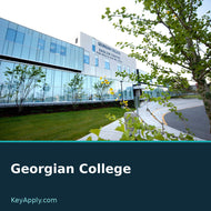 Georgian College — poster dùng ảnh thật, KeyApply.com