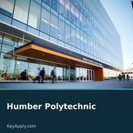 Humber Polytechnic — poster dùng ảnh thật, KeyApply.com