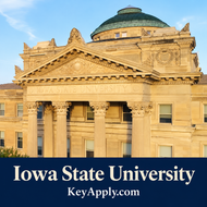 Iowa State University – Ảnh Beardshear Hall từ website chính thức Iowa State University. Poster KeyApply.com