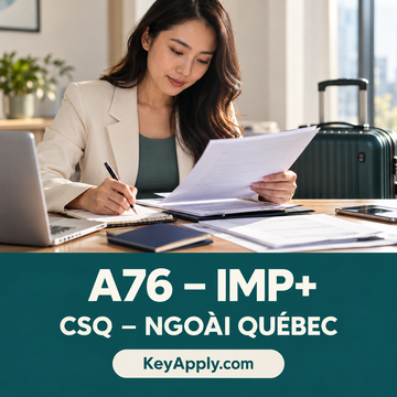 A76 – IMP+: Open Work Permit cho người có CSQ ngoài Québec – KeyApply.com
