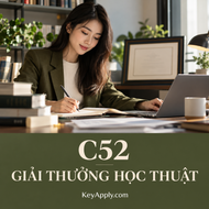 C52 – Người nhận giải thưởng học thuật để nghiên cứu – KeyApply.com