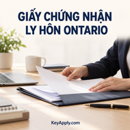 GIẤY CHỨNG NHẬN LY HÔN ONTARIO