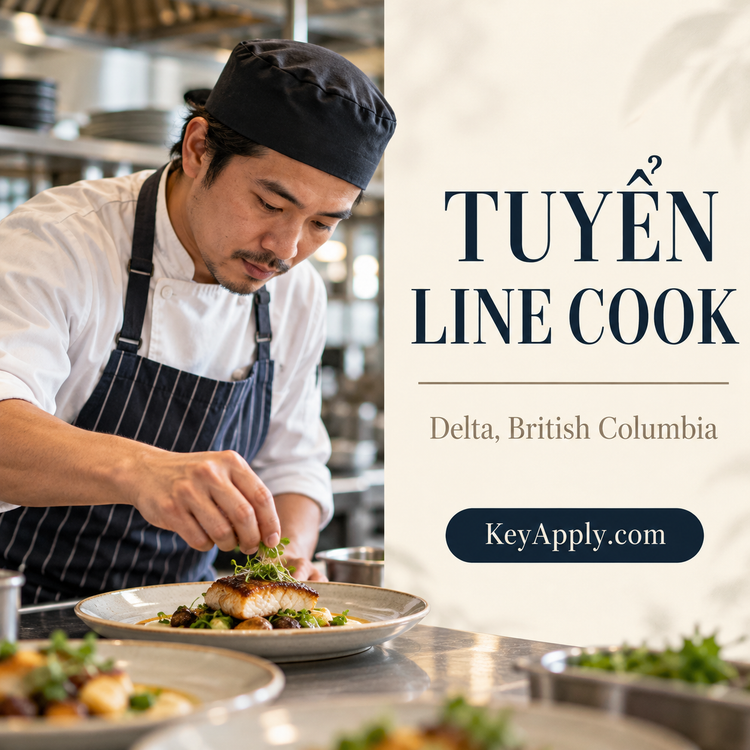 Tuyển Line Cook – Delta, BC