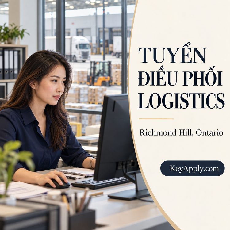 Tuyển điều phối logistics – Richmond Hill, Ontario