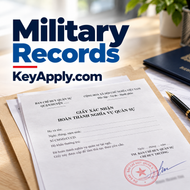 Military Records - Giấy xác nhận nghĩa vụ quân sự - KeyApply.com