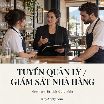 Tuyển quản lý / giám sát nhà hàng – Northern British Columbia | Ảnh minh họa | KeyApply.com