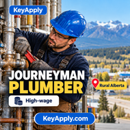 Journeyman Plumber Rural Alberta KeyApply