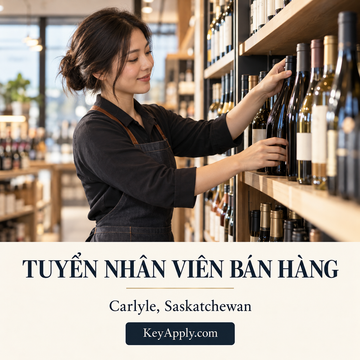 Tuyển nhân viên bán hàng – Carlyle, Saskatchewan | Ảnh minh họa | KeyApply.com