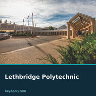 Lethbridge Polytechnic — poster dùng ảnh thật, KeyApply.com