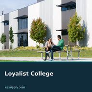 Loyalist College — poster dùng ảnh thật, KeyApply.com