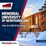 Memorial University of Newfoundland – Thạc sĩ và Tiến sĩ tại Canada – Poster vuông KeyApply