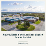 Newfoundland and Labrador English School District – KeyApply.com. Real photograph. Source: https://caps-i.ca/wp-content/uploads/2018/11/Gander-Collegiate4-Newfoundland.jpg; cropped and composed.