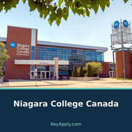 Niagara College Canada — poster dùng ảnh thật, KeyApply.com