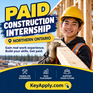 Northern Ontario construction field placement; paid placement subject to employer and school approval