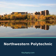 Northwestern Polytechnic — poster dùng ảnh thật, KeyApply.com