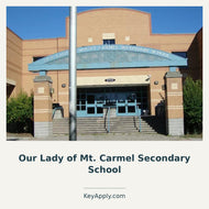 Our Lady of Mt. Carmel Secondary School – KeyApply.com. Real photograph from existing merchant product gallery; cropped and composed.