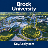 Brock University – KeyApply.com; ảnh campus dựa trên nguồn Circuit Virtual Tours (https://virtualtour.brocku.ca/brocku/map/places)