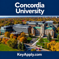 Concordia University – KeyApply.com; ảnh campus dựa trên nguồn Concordia Campus Master Plan consultations ramp up | News - Concordia University (https://www.concordia.ca/news/stories/2021/05/31/concordia-campus-master-plan-consultations-ramp-up.html)