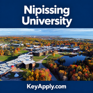 Nipissing University – KeyApply.com; ảnh campus dựa trên nguồn About Nipissing University | Nipissing University (https://www.nipissingu.ca/about)