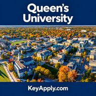 Queen’s University – KeyApply.com; ảnh campus dựa trên nguồn Community Engagement | Principal and Vice-Chancellor (https://www.queensu.ca/principal/strategic-planning/community-engagement)