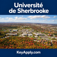 Université de Sherbrooke – KeyApply.com; ảnh campus dựa trên nguồn Vues aériennes des campus de l'UdeS, de 1960 à aujourd'hui - Bibliothèques, archives et gestion de l'information - Université de Sherbrooke (https://www.usherbrooke.ca/biblio/archives/histoire-udes/capsules-historiques/vues-aeriennes-des-campus-de-udes-de-1960-a-aujourhui)