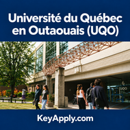 Université du Québec en Outaouais (UQO) – KeyApply.com; ảnh campus dựa trên nguồn Études de cycles supérieurs | Université du Québec en Outaouais (https://uqo.ca/cyclessuperieurs)
