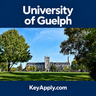 University of Guelph – KeyApply.com; ảnh campus dựa trên nguồn International Student Experience | University of Guelph (https://www.uoguelph.ca/studentexperience/international/)